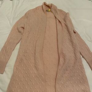 Pink cashmere cortland cardigan